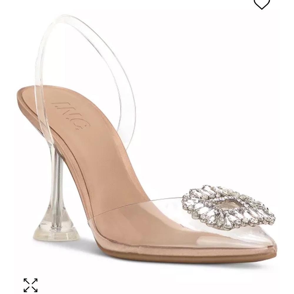 NWT INC Scienna Vinyl Slingback Pumps size 7